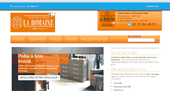 Desktop Screenshot of la-romaine-caen.com